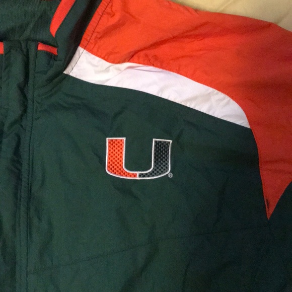 Miami hurricanes Nike windbreaker - Picture 3 of 4